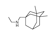 Tricyclo[3.3.1.13,7]decane-1-methanamine, N-ethyl-3,5-dimethyl- (9CI) structure