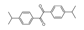 1,2-bis(4-isopropylphenyl)ethane-1,2-dione structure