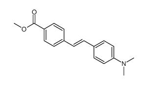 methyl 4-[2-[4-(dimethylamino)phenyl]ethenyl]benzoate Structure