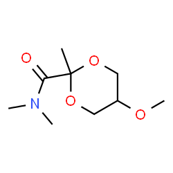 1,3-Dioxane-2-carboxamide,5-methoxy-N,N,2-trimethyl-,cis-(9CI)结构式