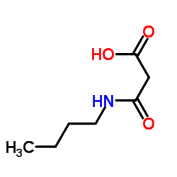 3-(Butylamino)-3-oxopropanoic acid结构式