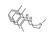CH3N(CH2CH2NH-2,6-Me2C6H2)2 Structure