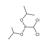 diisopropyl (dichloromethyl)phosphonite Structure