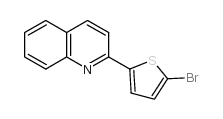 2-(5-溴-2-噻吩)喹啉结构式