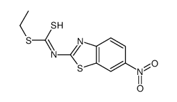 ethyl N-(6-nitro-1,3-benzothiazol-2-yl)carbamodithioate Structure