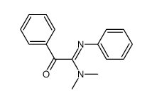 N,N-dimethyl-2-oxo-N',2-diphenylacetimidamide结构式