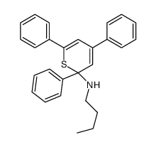 N-butyl-2,4,6-triphenylthiopyran-2-amine结构式