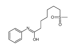 7-methylsulfonyl-N-phenylheptanamide Structure