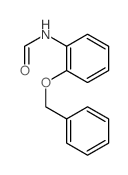 N-(2-phenylmethoxyphenyl)formamide结构式