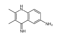 2,3-dimethylquinoline-4,6-diamine结构式