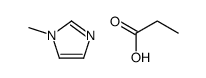 1-methylimidazole,propanoic acid Structure