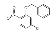 4-氯-1-硝基-2-(苯基甲氧基)苯结构式