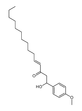 1-hydroxy-1-(4-methoxyphenyl)pentadec-4-en-3-one Structure