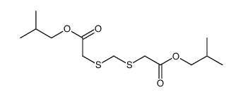bis(2-methylpropyl) 2,2'-[methylenebis(thio)]bisacetate Structure
