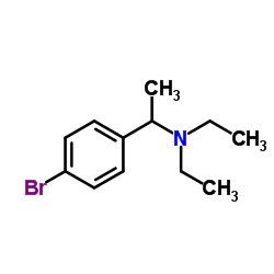 1-(4-Bromophenyl)-N,N-diethylethanamine结构式