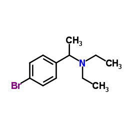 1-(4-Bromophenyl)-N,N-diethylethanamine structure