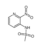 N‐(2‐nitropyridin‐3‐yl)methanesulfonamide结构式