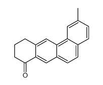 2-methyl-10,11-dihydro-9H-benz[a]anthracen-8-one结构式