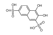 3,4-dihydroxynaphthalene-2,7-disulfonic acid Structure