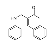 3-(anilinomethyl)-4-phenylbut-3-en-2-one Structure