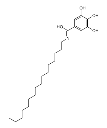 N-hexadecyl-3,4,5-trihydroxybenzamide Structure