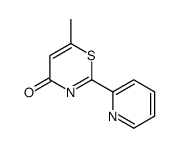 6-methyl-2-pyridin-2-yl-1,3-thiazin-4-one Structure