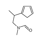 N-(2-cyclopenta-1,3-dien-1-ylpropyl)-N-methylformamide Structure