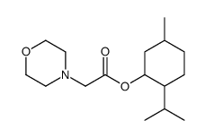 (5-methyl-2-propan-2-ylcyclohexyl) 2-morpholin-4-ylacetate结构式