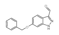 6-BENZYLOXY-1H-INDAZOLE-3-CARBALDEHYDE structure