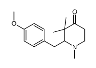 2-(4-Methoxybenzyl)-1,3,3-triMethylpiperidin-4-one Structure