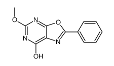 5-methoxy-2-phenyl-6H-[1,3]oxazolo[5,4-d]pyrimidin-7-one结构式