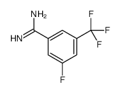 3-FLUORO-5-TRIFLUOROMETHYL-BENZAMIDINE结构式