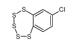 1,2,3,4,5-Benzopentathiepin, 7-chloro Structure