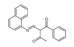 2-(naphthalen-1-yldiazenyl)-1-phenylbutane-1,3-dione结构式