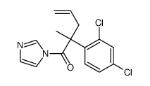 2-(2,4-dichlorophenyl)-1-imidazol-1-yl-2-methylpent-4-en-1-one Structure