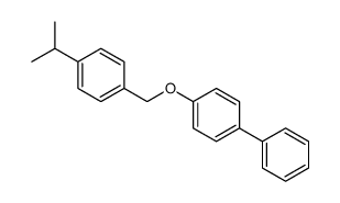 1-phenyl-4-[(4-propan-2-ylphenyl)methoxy]benzene Structure