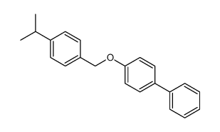 1-phenyl-4-[(4-propan-2-ylphenyl)methoxy]benzene结构式