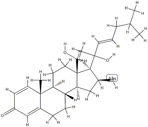 (20ξ,22E)-16β,18,20-Trihydroxy-1,4,22-cholestatrien-3-one picture