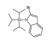 (2-bromoindol-1-yl)-tri(propan-2-yl)silane Structure