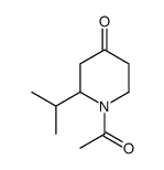 1-acetyl-2-propan-2-ylpiperidin-4-one Structure