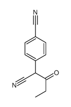 4-(1-CYANO-2-OXO-BUTYL)-BENZONITRILE结构式
