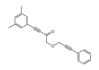4-(3,5-dimethylphenyl)-1-(3-phenylprop-2-ynoxy)but-3-yn-2-one结构式