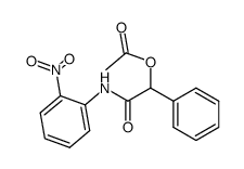 2-((2-nitrophenyl)amino)-2-oxo-1-phenylethyl acetate结构式