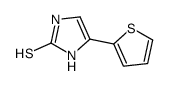 4-thiophen-2-yl-1,3-dihydroimidazole-2-thione Structure