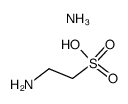 Ethanesulfonic acid, 2-amino-, amMonium salt结构式