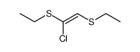 1,2-bis-ethylsulfanyl-1-chloro-ethene Structure