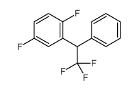 1,4-difluoro-2-(2,2,2-trifluoro-1-phenylethyl)benzene结构式