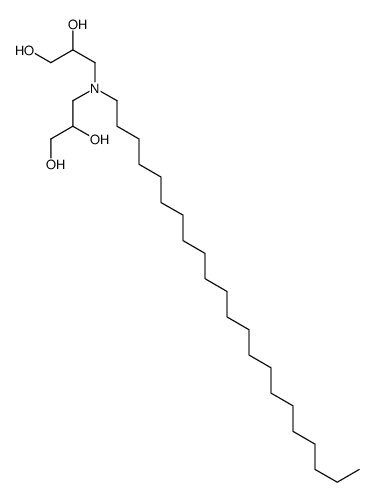3-[2,3-dihydroxypropyl(docosyl)amino]propane-1,2-diol Structure