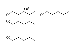 tin tetra(hexanolate) Structure