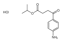 propan-2-yl 4-(4-aminophenyl)-4-oxobutanoate,hydrochloride结构式